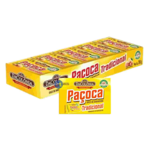 Paçoca Tradicional Em Barra 10un
