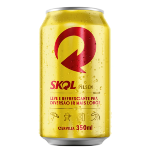 Cerveja Skol lata